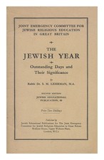 LEHRMAN, S.M. COMITATO CONGIUNTO DI EMERGENZA PER L'EDUCAZIONE RELIGIOSA EBRA...