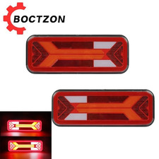 2pcs 12v 24v led - 24v, posteriore