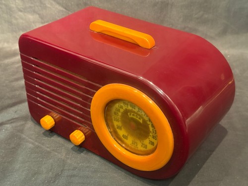 Radio catalin fada 1000 tube - catalin,