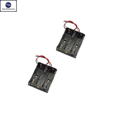 Porta batterie per 3 - 2,