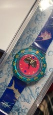 Orologio Swatch Scuba Happy Fish anno 91 Nuovo Con Scatola Mai Indossato