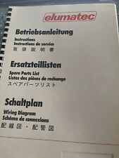 Elumatec MGS 105 E istruzioni e ricambi