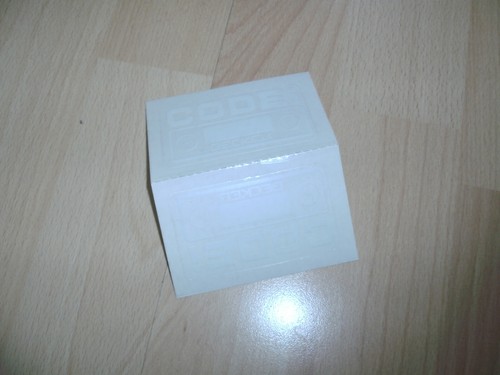 Adesivi codice radio becker - 2,