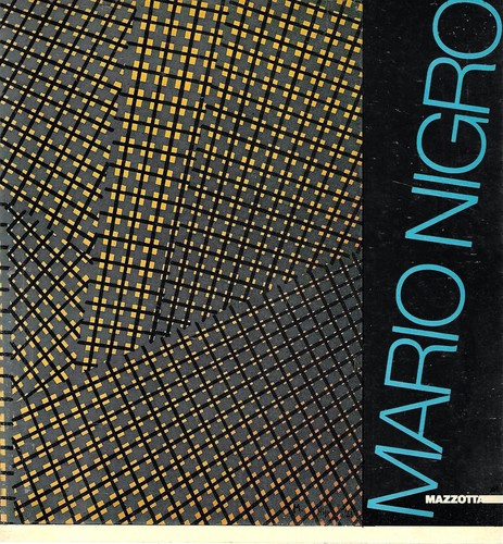 Mario nigro catalogo della - nigro.,