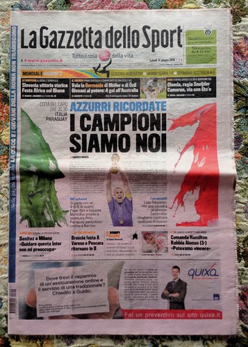 Gazzetta dello sport 6 - gazzetta,