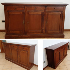 Arredamento soggiorno: tavolo, sedie, credenza, vetrina, tavolino, divano