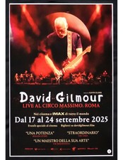 locandina DAVID GILMOUR live