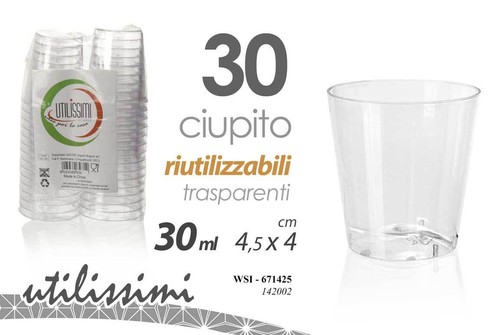 Bicchieri bicchierino feste - bicchierino,