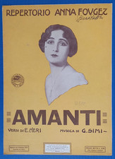 AMANTI  di G. SIMI -SPARTITO