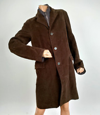 Cappottino Armani Collezioni Velluto Testa Moro Gilet Interno imbottito Tg.M-XXX