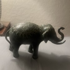 Elefante moderno bronzo - elefante, in