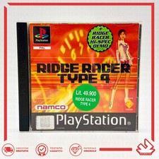 RIDGE RACER TYPE 4 + DEMO - PRIMA STAMPA – ITALIANO NAMCO SONY PLAYSTATION 1 PS1