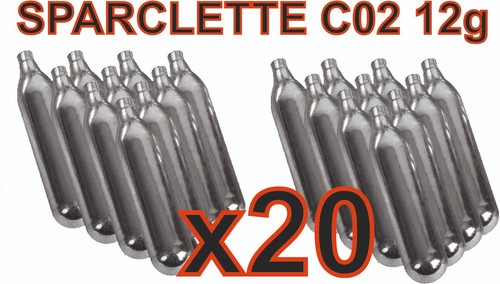 Lot x20 sparclettes - de, co2