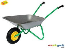 ROLLY TOYS carriola cariola metallo argento ruota gonfiabile 271757-nuovo-Italia
