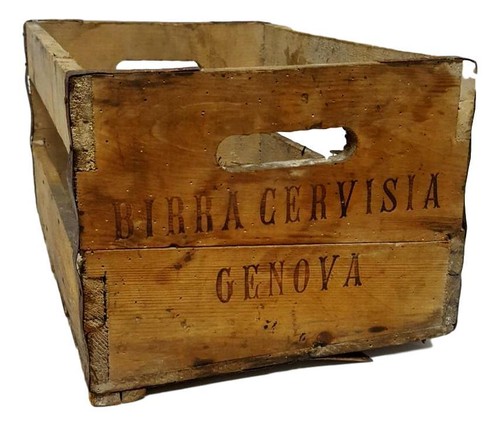 Rarissima cassa legno birra - in,