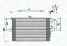 CONDENSATORE RADIATORE ARIA