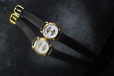 LUIS GUILLET RARE LADIES UNWORN UNPOLISHED VINTAGE MOON PHASE OROLOGIO 26MM UHR