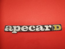 Ape car D Piaggio Vespa Fregio