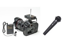 Lavalier wireless Pro D5600 WLM H + microfono manuale per Nikon D5500 D5400 D5300 D5200