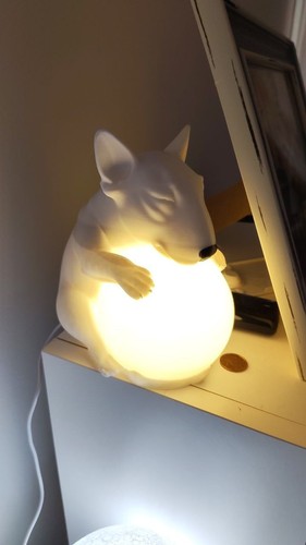 Lampada bull terrier led usb - lampada,
