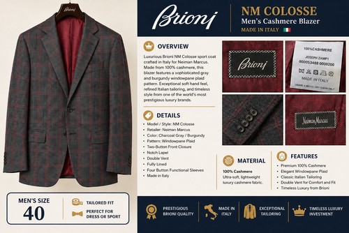 Blazer brioni colosse uomo - blazer,