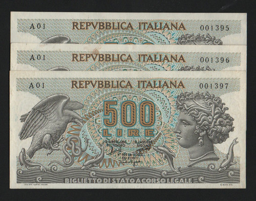 500 lire aretusa a01 - lire, prima