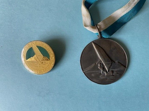 Medaglia spilla scuola - medaglia,