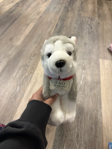 Fao schwarz peluche - schwarz, husky