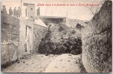 Antique Postcard Vesuvius