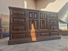 Mobile Orologiaio Legno Wooden Chest Watchmaker 1950 Antique Horloger