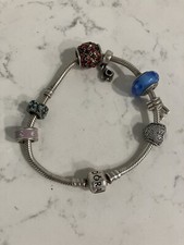 Pandora Bracelet with 6 Charms