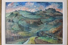 CESARE VAGARINI 1970 OLIO SU