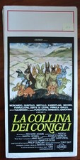 locandina originale LA COLLINA DEI CONIGLI prima ed.1978 MARTIN ROSEN