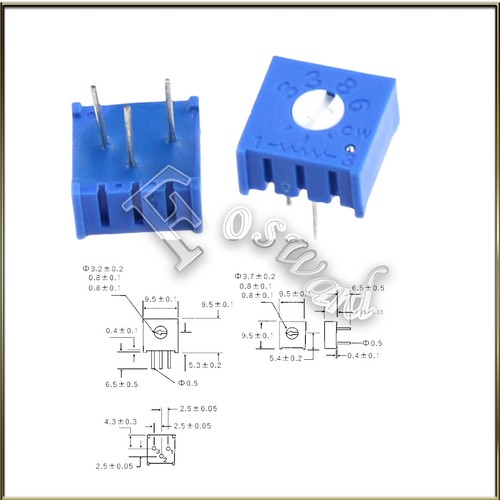 3386p trimmer trim pots 2k - 3386p,