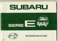 Subaru libero e10 manuale uso - e10,