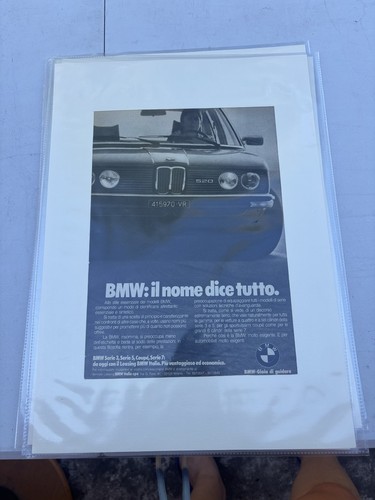 Pubblicità bmw nome dice - bmw:,