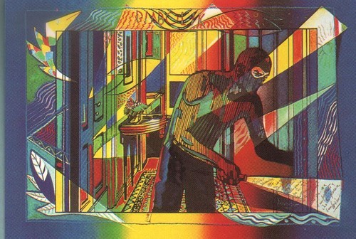 Cartolina diabolik quadro - cartolina,
