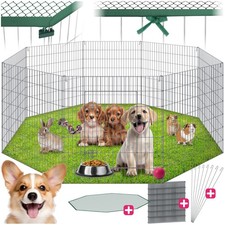 Recinto Esterno Conigli Rete Sicurezza Gabbia Roditori Animali Diametro 204 cm