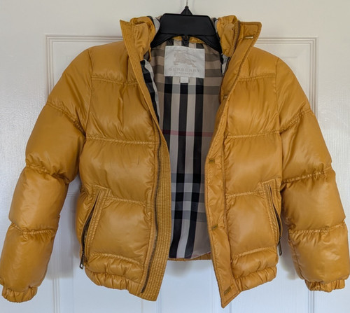 Burberry piumino giallo - piumino, per