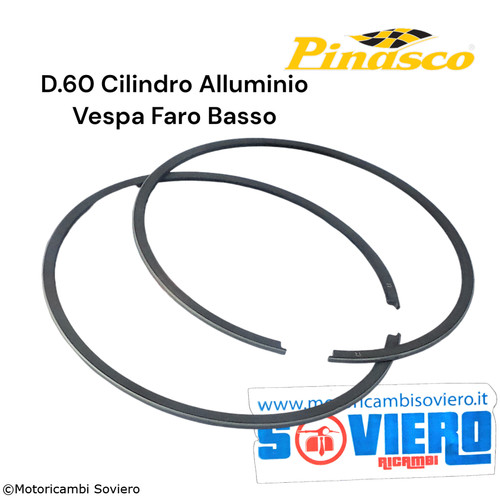 Coppia fasce pistone pinasco - coppia,