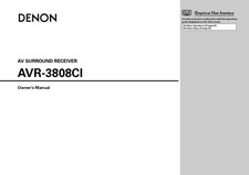 Denon AVR-3808CI Ricevitore AV