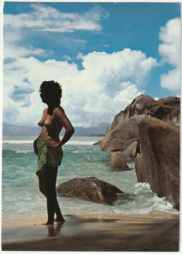 Seychelles beach scene - -,