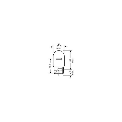 Osram lampada 12v 21w - osram,
