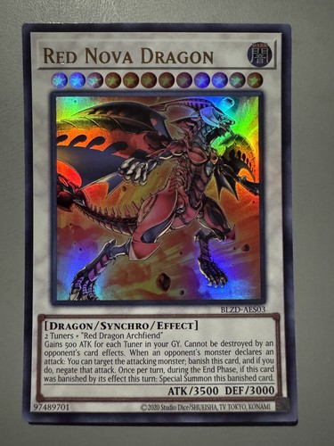 Yugioh drago nova - yugioh, rosso
