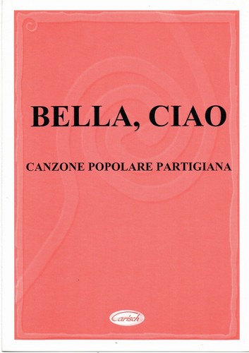 Spartito musicale bella - spartito, ciao
