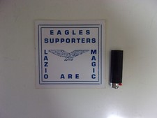 Adesivo ultras Lazio Eagles Supporters anni 80 vintage originale