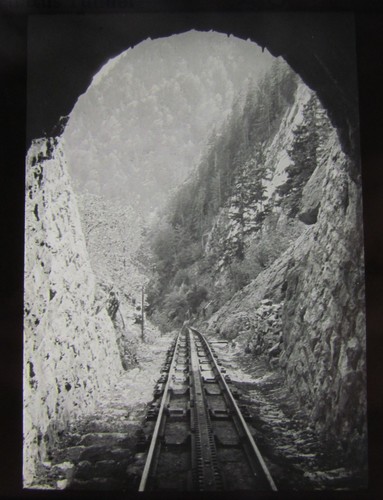 Glass magic lantern slide - magic,