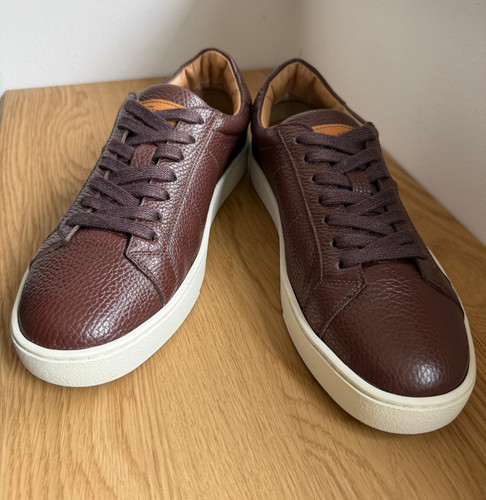 Santoni men burgundy red - men's,