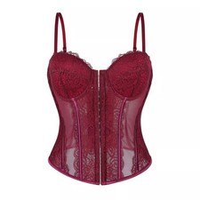 Corsetto Rosso Scuro Sexy Con