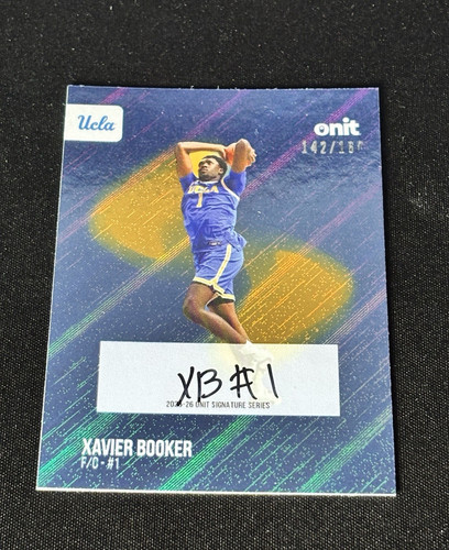Xavier booker card auto rc - xavier,
